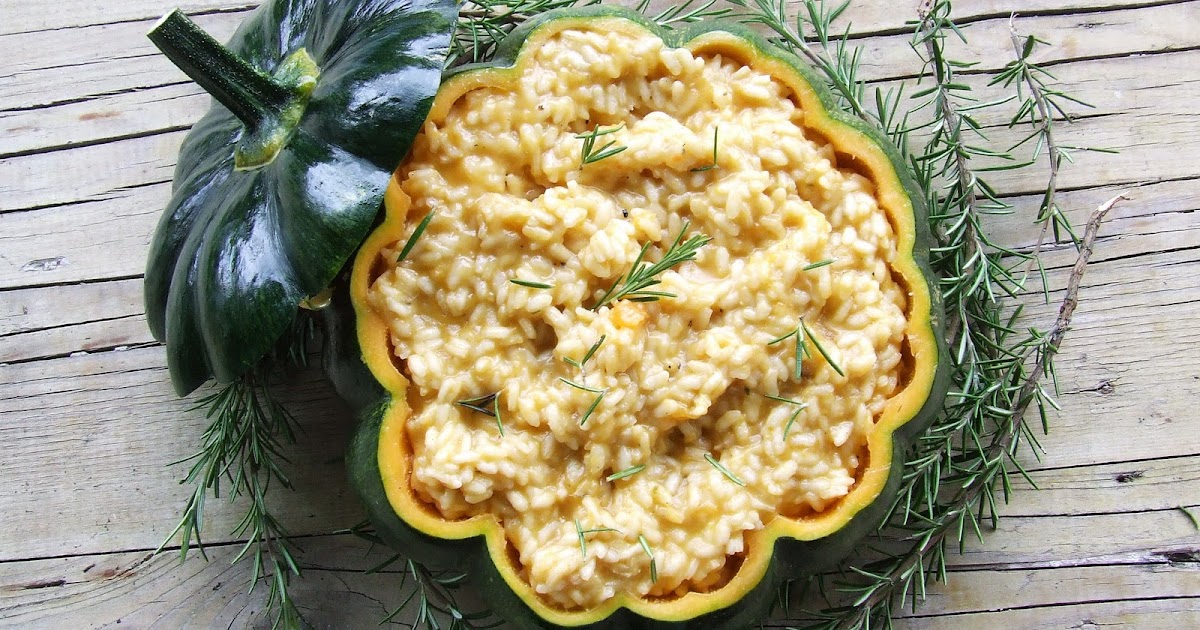 Muccasbronza Risotto alla zucca e Castelmagno....con sorpresa!